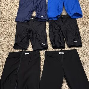 Swim Jammers Set - Black and Blue - size 26